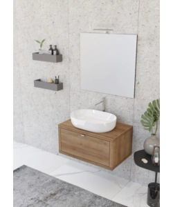 MOBILE BAGNO "TINTORETTO" ROVERE, 80 CM